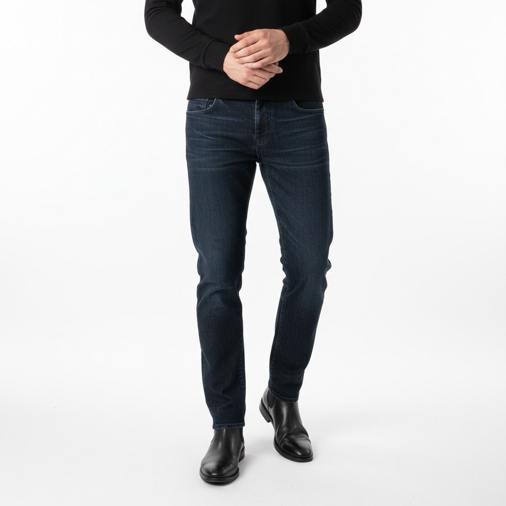 ARMANI JEANS DARK WASH STRAIGHT LEG DENIM JEANS MEN 32